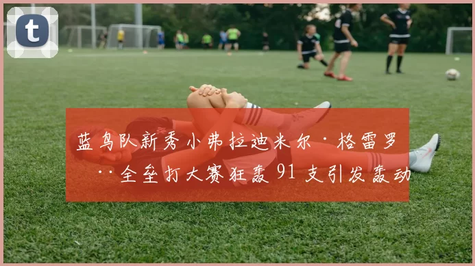 蓝鸟队新秀小弗拉迪米尔·格雷罗在全垒打大赛狂轰 91 支引发轰动